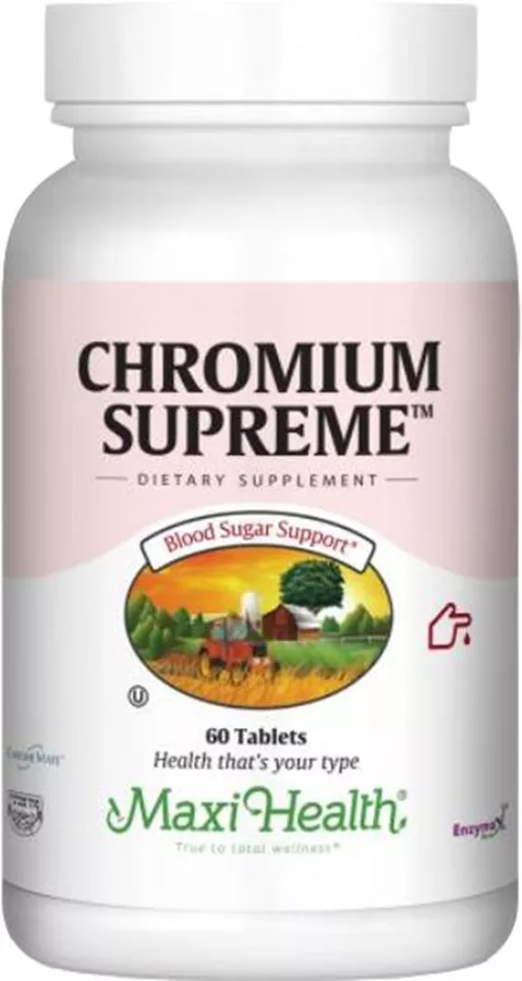 מקסי הלט כרומיום סופרים 60 טבליות | Chromium Supreme 60 Tabs