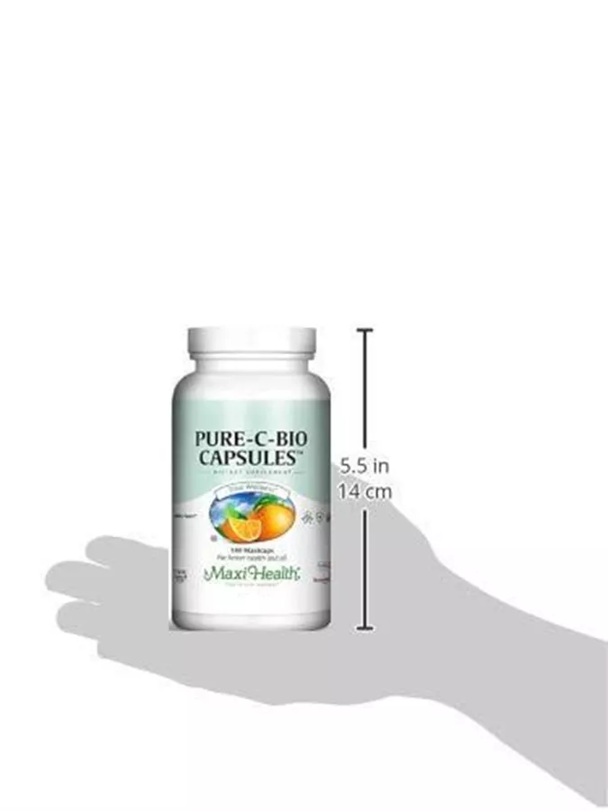 פיור c ביו 600 90 כמוסות מקסי הלט | Pure C Bio 600 Capsules 90 Caps