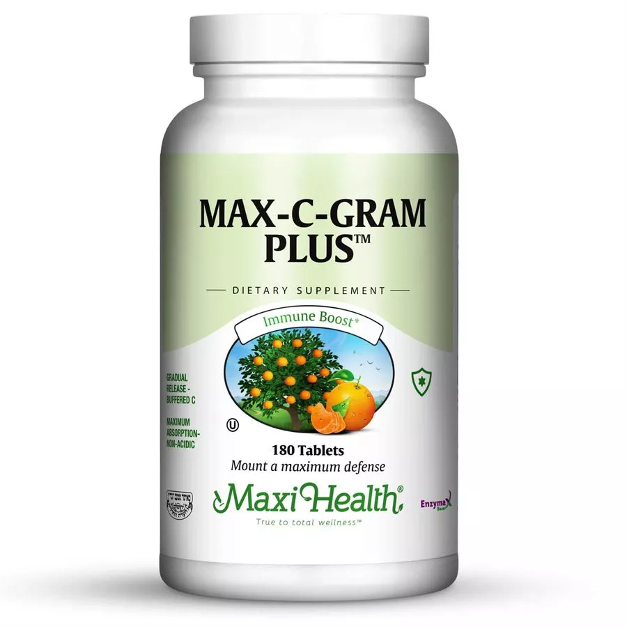 מקס סי גרם פלוס מקסי הלט Max C Gram Plus 180 Tabs