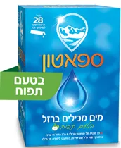 ספאטון בטעם תפוח  28 יחידות בקרטון SPATONE 28 SACHETS Vitamins4u