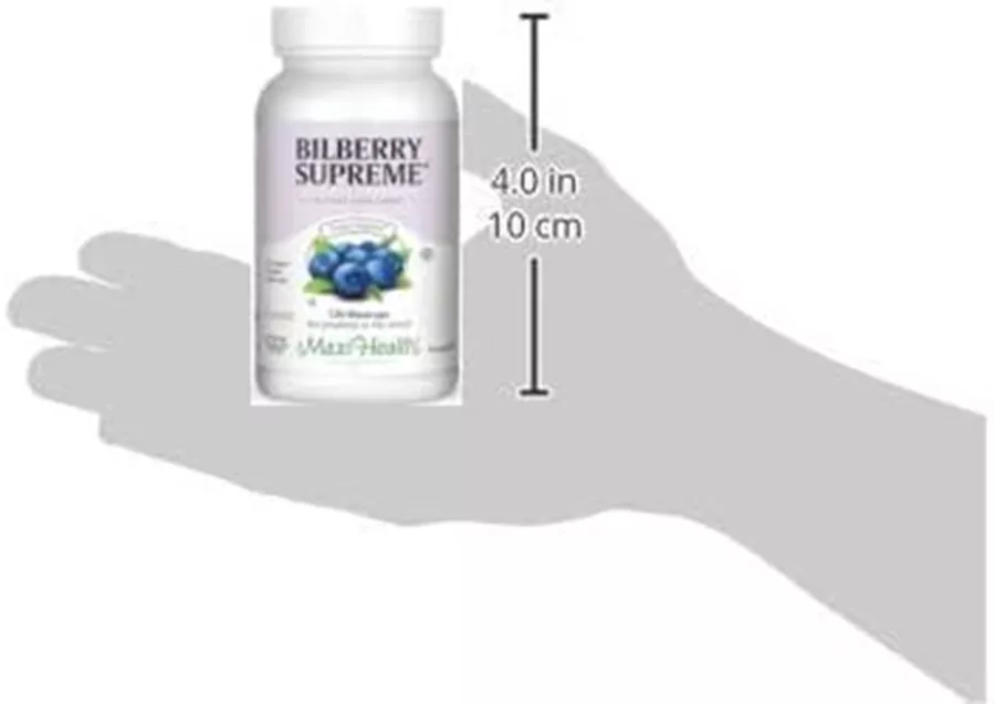 מקסי הלט בילברי (אוכמניות) סופרים 60 כמוסות | Maxi Health Bilberry Supreme 60 Caps