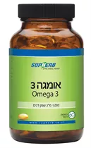 אומגה 3 סופהרב 60 כמוסות | Omega 3 Vitamins4u