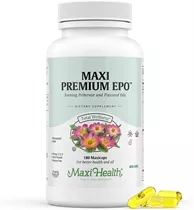 שמן נר הלילה  מקסי הלט 180 כמוסות ג׳ל | Premium Epo 180 Gels Vitamins4u
