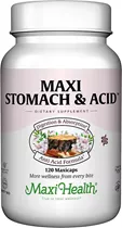 מקסי הלט סטומיק אנד אסיד 120 כמוסות כשר לפסח | Maxi health Stomach & Acid 120 Caps Kosher For Passover Vitamins4u