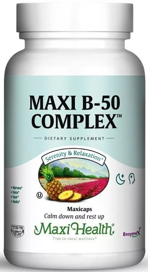 מקסי הלט ויטמין B 50 קומפלקס 250 כמוסות  | B 50 Complex 250 Caps