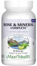 מקסי הלט בון אנד מינרל קומפלקס 90 כמוסות |  Maxi Health Bone And Mineral Complete 90 Caps Vitamins4u