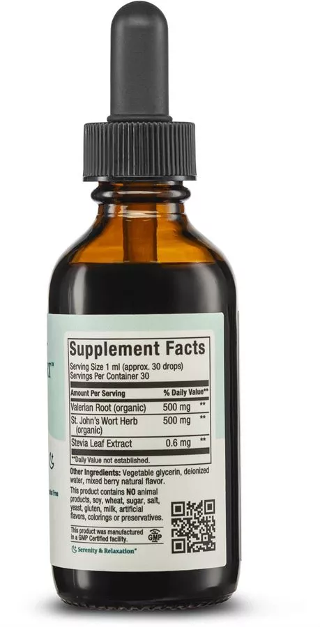 ולריאן פלוס פרע היפריקום מקסי הלט |  Valerian & St. John's Wort 1 Fl Oz