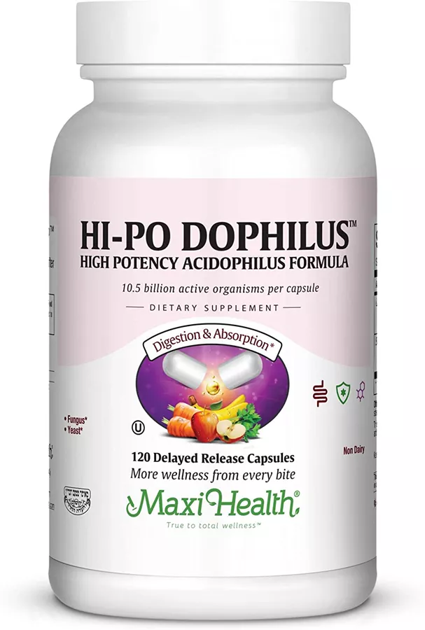 הי פו דופילוס 120 כמוסות מקסי הלט | Hi Po Dophilus 120 Caps