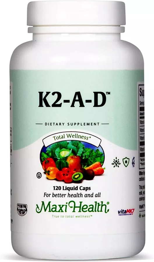 ויטמין K2+A+D מקסי הלט 120 כמוסות | K2 A D 120 Caps