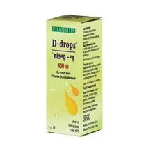 ויטמין D400 יחב״ל 15 מ״ל פלוריש | VIT.D DROPS 400 ADULTS 15 Vitamins4u
