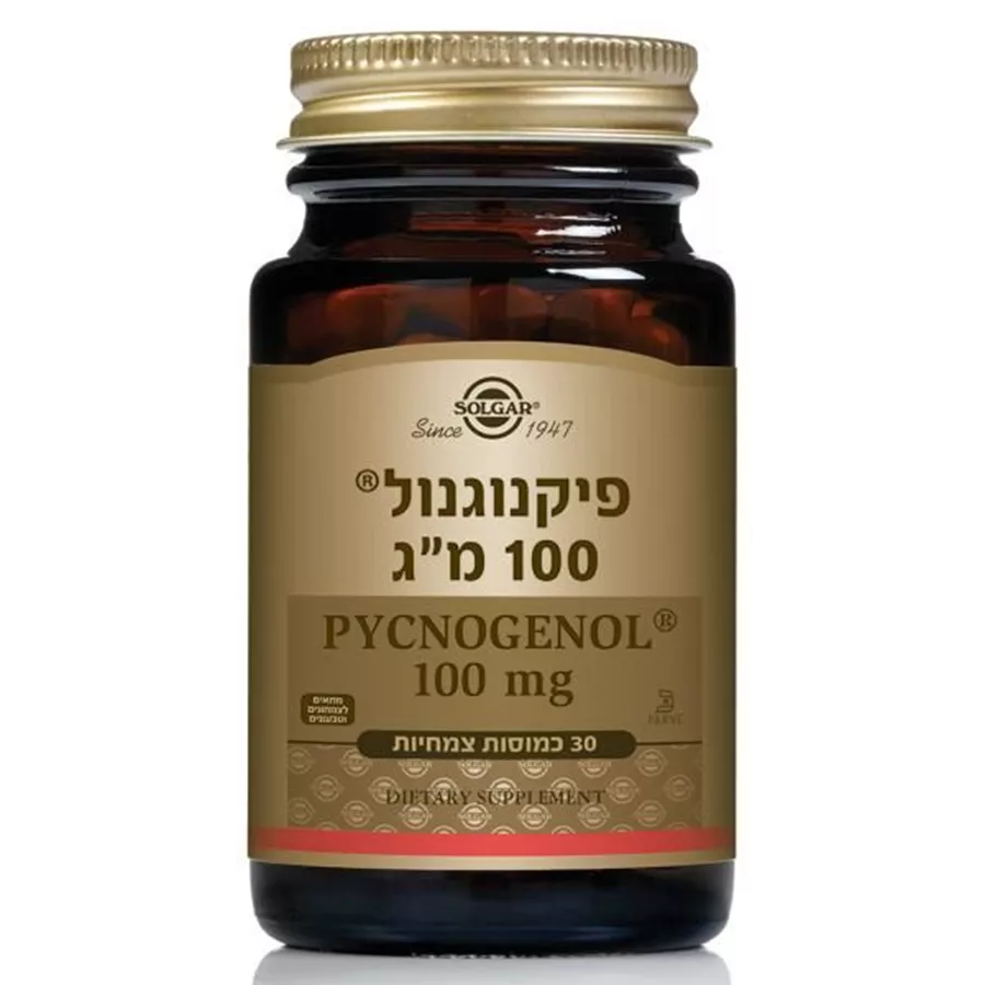 פיקנוגנול®  100 מ״ג 30 כמוסות סולגאר |  Pycnogenol®  100 mg