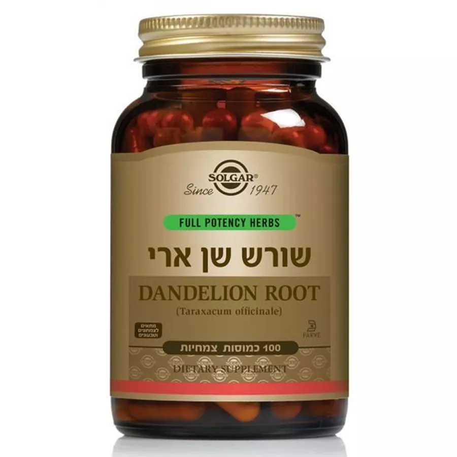 שורש שן הארי 100 כמוסות סולגאר | FP Dandelion Root