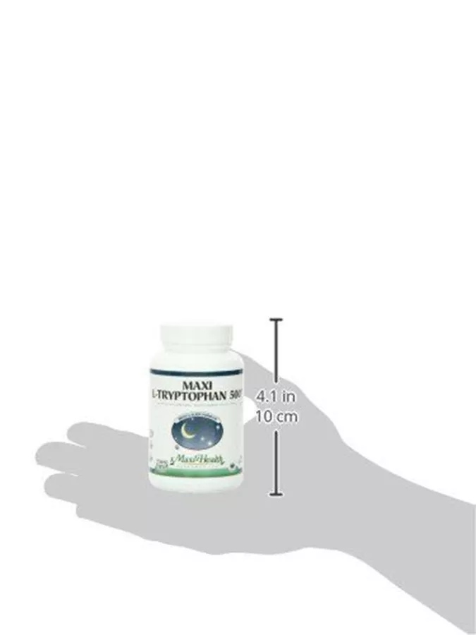 מקסי הלט ל טריפטופן 500 מ״ג 90 כמוסות | MAXI HEALTH L Tryptophan 90 Caps