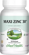 זינק אבץ 30 מ״ג  100 כמוסות מקסי הלט | Zinc 30 100 Caps Vitamins4u