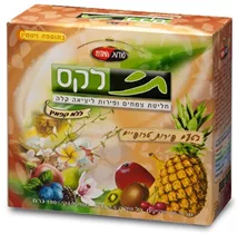תי לקס בטעם פירות טרופיים 40 שקיקים סודות המזרח Vitamins4u