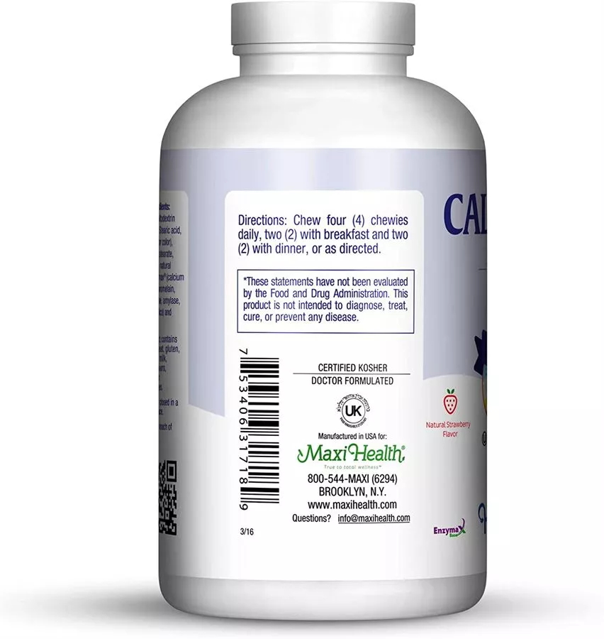 מקסי הלט קלסי יומס 180 סוכריות | MAXI HEALTH Calci-Yums 180 Chews