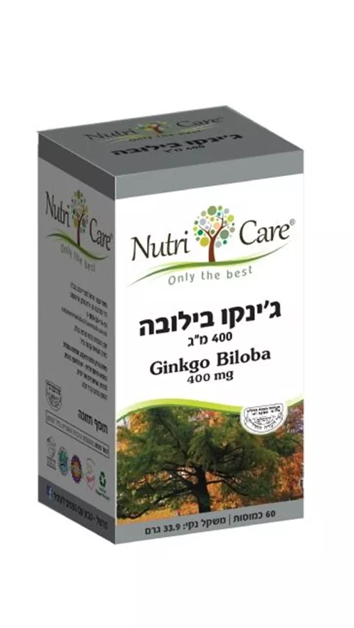 ג'ינקו בילובה 60 כמוסות נוטריקר