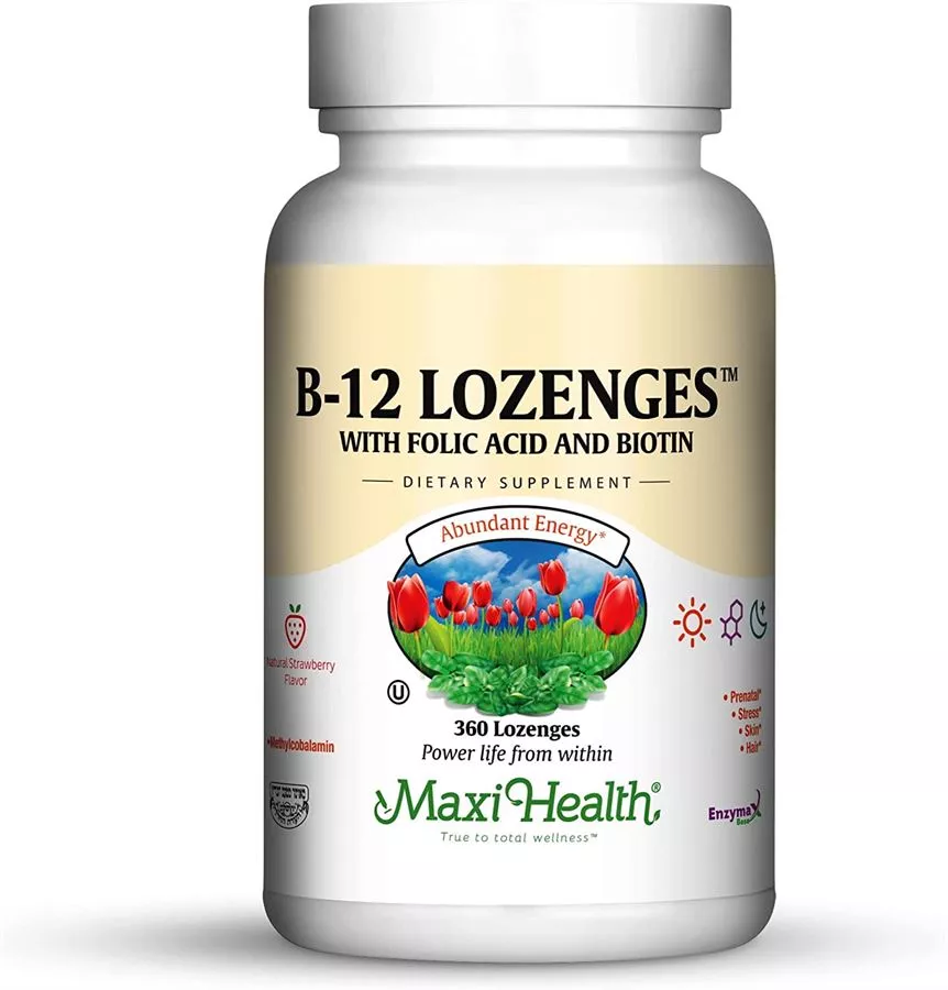 ויטמין B12 מקסי הלט 360 סוכריות למציצה | B12 Lozenges 360 Loz