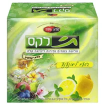 תי לקס בטעם לימונענע  40 שקיקים סודות המזרח Vitamins4u