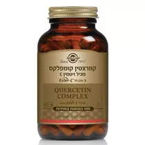 קוורצטין קומפלקס 100 כמוסות סולגאר | Quercetin Complex - VCaps Vitamins4u