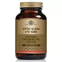 שמן נר הלילה 60 כמוסות 1300 מ״ג | Evening Primrose Oil 1300 mg סולגאר Vitamins4u