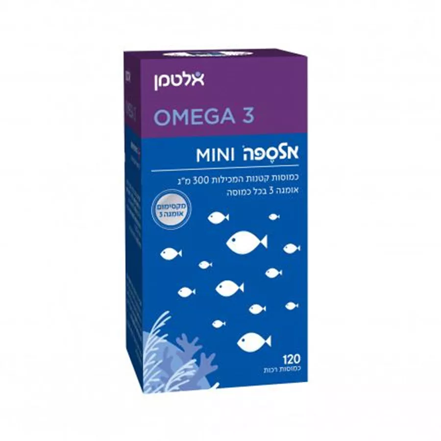 אלספה מיני 120 כמוסות רכות | ALTMAN‎ ‎ALSEPA‎ ‎MINI‎ ‎30‎%‎120