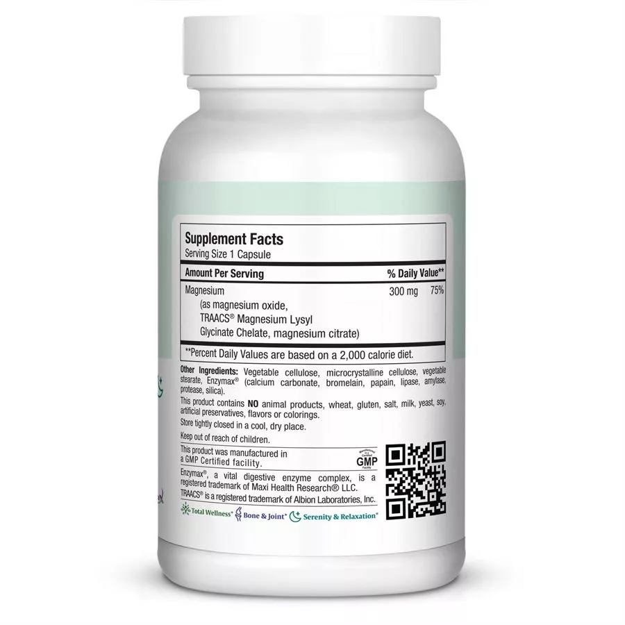 מגנזיום 90 כמוסות מקסי הלט | Magnesium Capsules 90 Caps