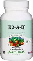ויטמין K2 +A+D מקסי הלט 60 כמוסות | K2 A D 60 Caps Vitamins4u