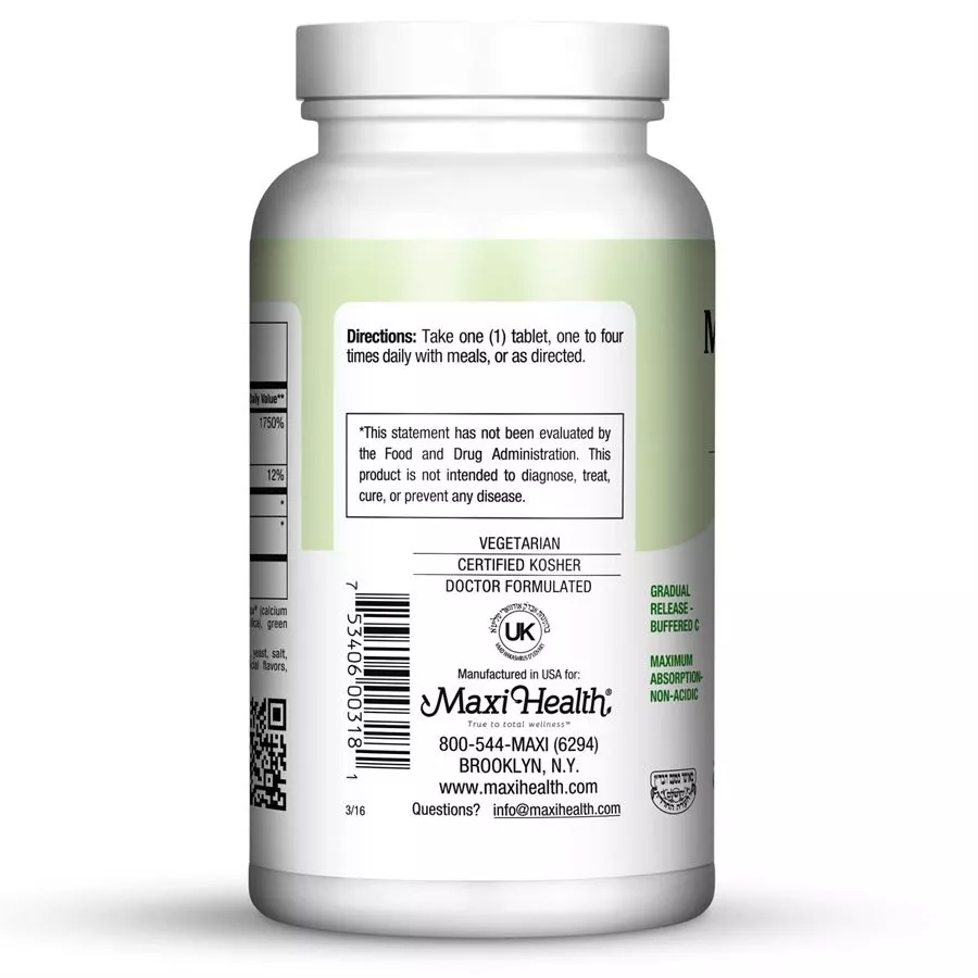 מקס סי גרם פלוס מקסי הלט Max C Gram Plus 180 Tabs
