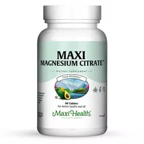 מגנזיום ציטראט 90 טבליות מקסי הלט Magnesium Citrate 90 Tabs Vitamins4u