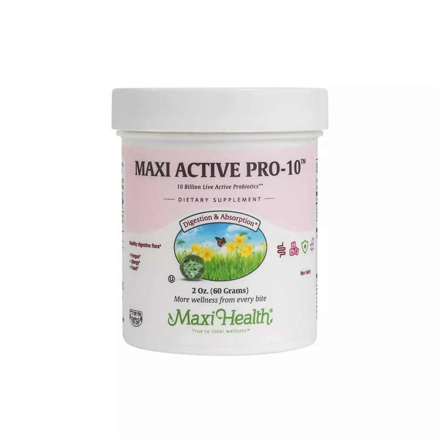 מקסי הלט אקטיב פרו 10 אבקת פרוביוטיקה 60 גרם | Active Pro 10 Powder 2 Oz.