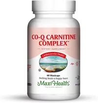 מקסי הלט Q10 קרניטין קומפלקס 60 כמוסות | Maxi health Co-Q Carnitine Complex 60 Caps Vitamins4u