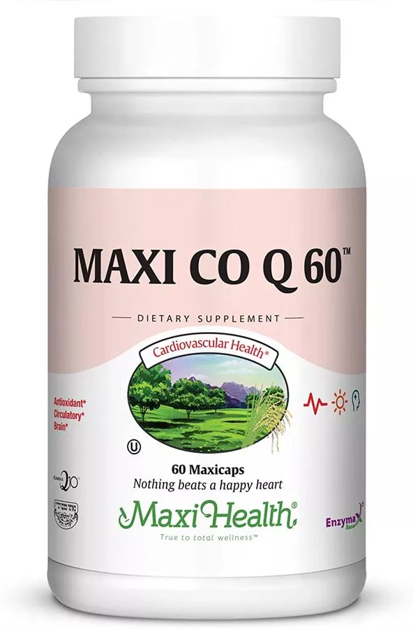 מקסי הלט קיו 10 של 60 מ״ג 60 כמוסות | Co-Q10  60 60 Caps MAXI HEALTH