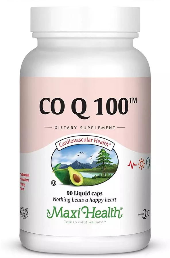 קיו Q10  של 100 מ״ג 90 כמוסות מקסי הלט Co-Q10 100 Liquid Caps 90 Caps
