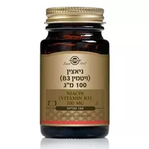 ויטמין B3 ניאצין 100 טבליות | Vitamin B3 (Niacin) סולגאר Vitamins4u
