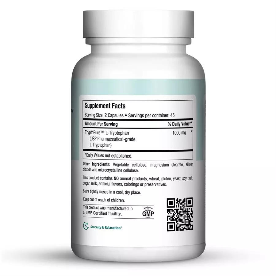 מקסי הלט ל טריפטופן 500 מ״ג 90 כמוסות | MAXI HEALTH L Tryptophan 90 Caps