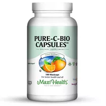 פיור c ביו 600 90 כמוסות מקסי הלט | Pure C Bio 600 Capsules 90 Caps Vitamins4u