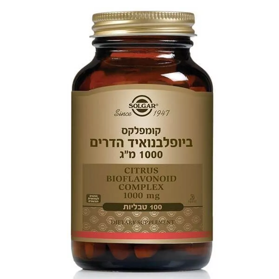 ביופלבונואיד הדרים קומפלקס Citrus Bioflavonoid Complex 1000 mg סולגאר