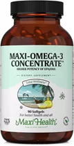 אומגה 3 קונצטרייט 90 כמוסות ג׳ל מקסי הלט | Omega 3 Concentrate 90 Gels Vitamins4u