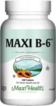 מקסי הלט ויטמין B6 100 טבליות |Maxi Health B6 100 Tabs Vitamins4u
