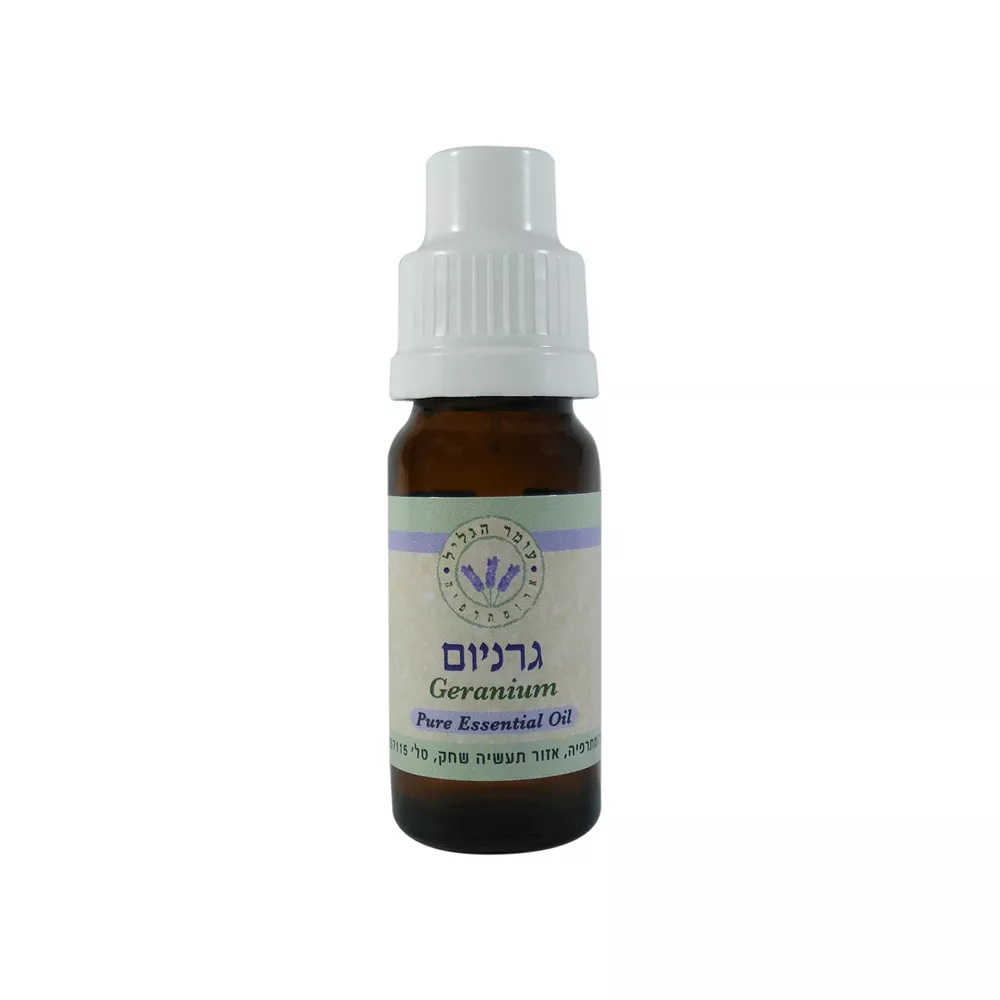 ‎שמן אתרי גרניום‎ עומר הגליל 10 מ״ל