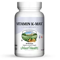 ויטמין K מקס 60 כמוסות מקסי הלט |  Vitamin K Max 60 Caps Vitamins4u