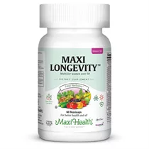 מקסי הלט לונגווטי לנשים 50+ 60 כמוסות |MAXI HEALTH Longevity For Women 60 Caps Vitamins4u