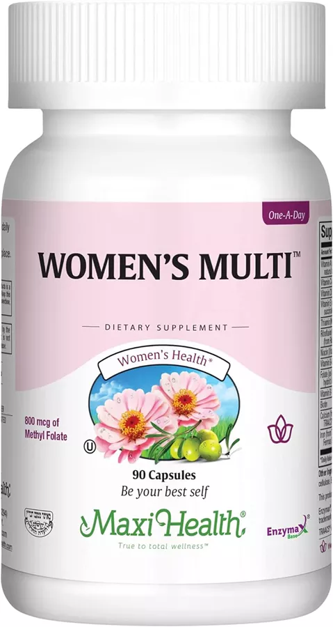 מקסי הלט מולטי ויטמין לנשים 90 כמוסות | Maxi Health Women's Multi 90 Caps