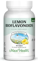 מקסי הלט ביופלבנואיד לימון 90 טבליות | Lemon Bioflavonoids, 90 Tabs Maxi Health Vitamins4u