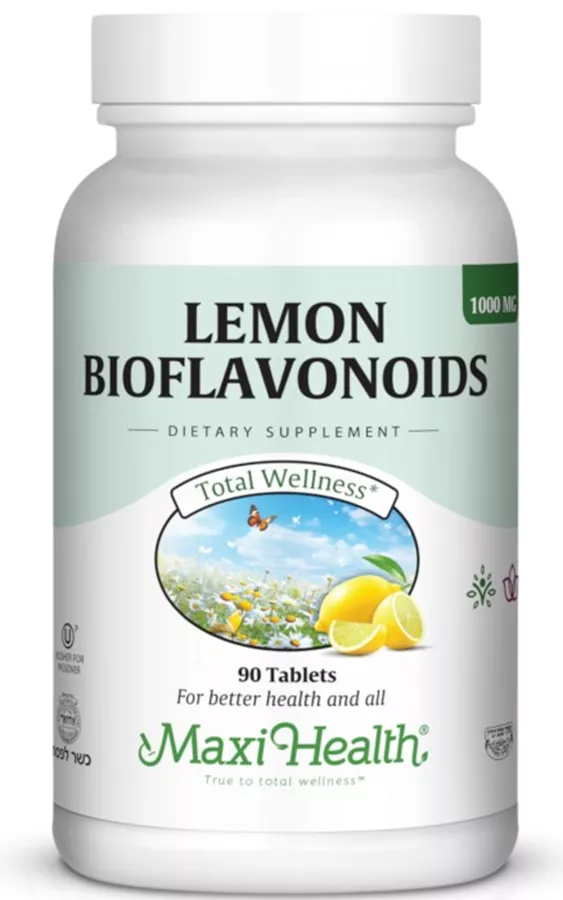 מקסי הלט ביופלבנואיד לימון 90 טבליות | Lemon Bioflavonoids, 90 Tabs Maxi Health