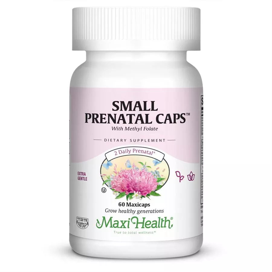 פרנטל כמוסות קטנות מקסי הלט 60 כמוסות |  Small Prenatal Caps 60 Caps
