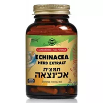 אכינצאה - 60 כמוסות תמצית תקנית סולגאר | Echinacea (E. angustifolia, E. purpurea) SFP Vitamins4u