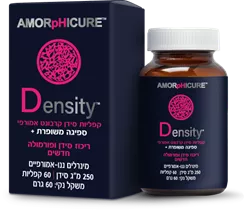 סידן אמורפי דנסיטי 250 מ״ג 60 קפליות ספיגה משופרת | ‎DENSITY‎ ‎250‎MG‎ ‎60‎ ‎TAB Vitamins4u