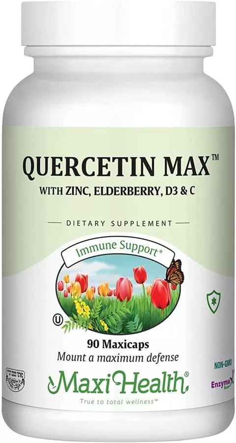 מקסי הלט קוורצטין 90 כמוסות 90 Maxicaps Maxi health Quercitin-Max